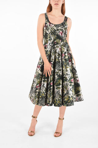 COUTURE Trapeze Dress IT'S YOUR DECISION sleeveless Floral Print