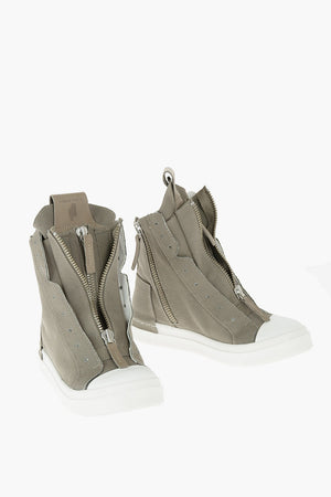 sneakers alte SKIN in tessuto con zip 