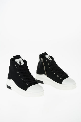 4,5cm zide zip Araia 74 high top sneakers with platform 