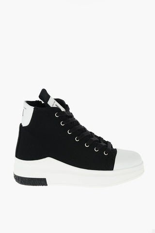 4,5cm zide zip Araia 74 high top sneakers with platform 