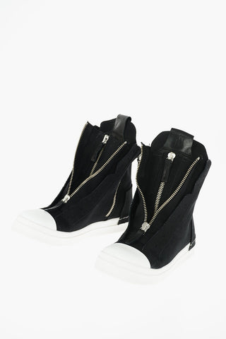 double zip Skin high top sneakers
