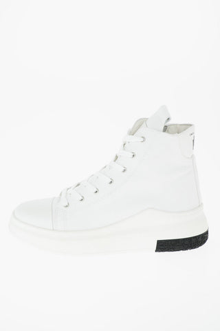 sneakers alte Araia 74 con zip laterale e platform 4,5cm