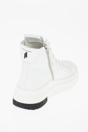 4,5cm zide zip Araia 74 high top sneakers with platform