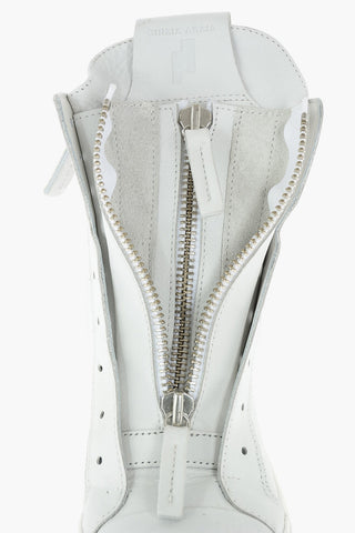 leather double zip Skin high top sneakers