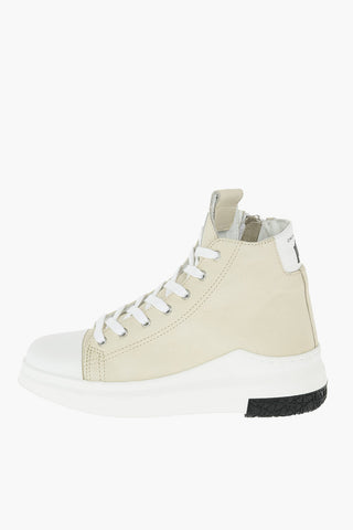 sneakers alte ARAIA 74 in pelle con zip laterale