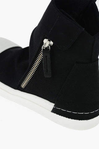 zipped side Skin high top sneakers