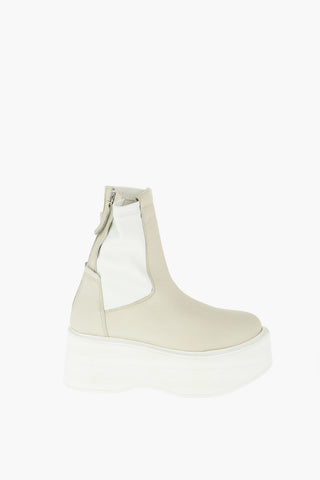 Stivaletti SUKIE in pelle con platform 7cm