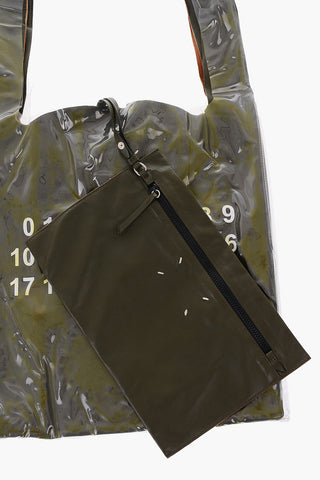  MM11 Sheer Shopping Bag with leather inner 