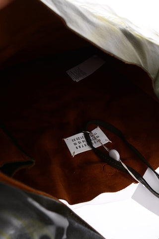  MM11 Sheer Shopping Bag with leather inner 