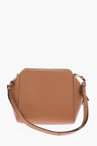 MM11 textured leather crossbody bag
