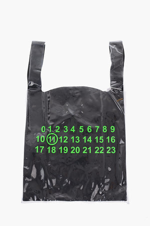  MM11 Sheer Shopping Bag with leather inner