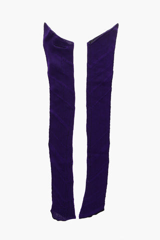 MM6 cotton blend leg warmers