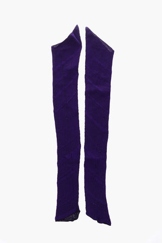 MM6 cotton blend leg warmers