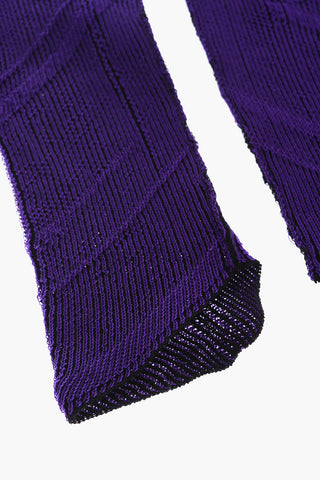 MM6 cotton blend leg warmers