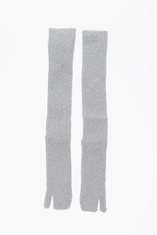 MM6 lurex TABI socks