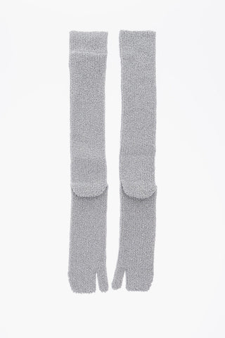 MM6 lurex TABI socks