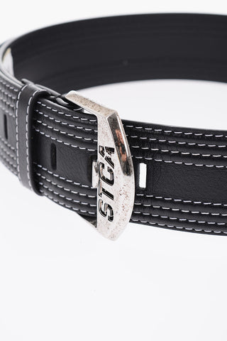 cintura in pelle 55mm