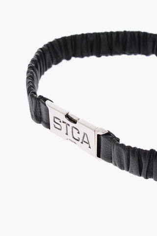 30mm stretch leather belt