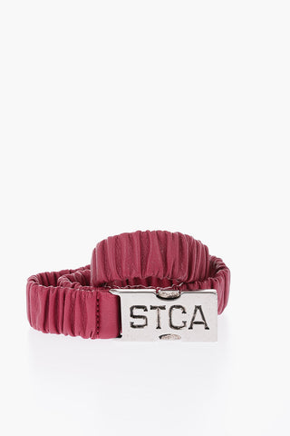 cintura stretch in pelle 30mm 