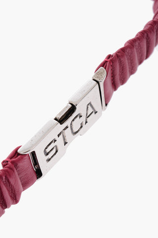  cintura stretch in pelle 30mm 