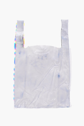 MM11 pvc Sheer Shopping Bag with leather inner