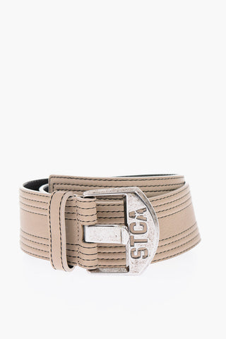 55mm leather belt