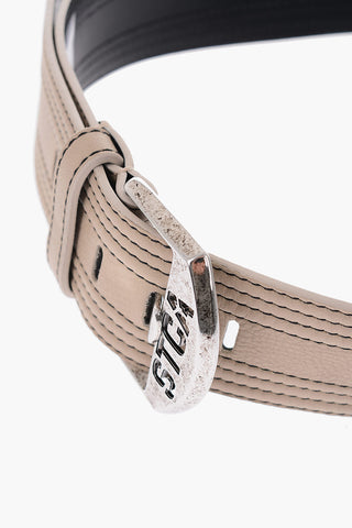 55mm leather belt