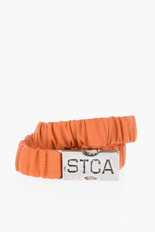 30mm stretch leather belt
