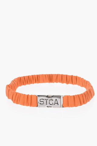 30mm stretch leather belt