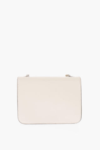 Borsa in pelle con tracolla a catena