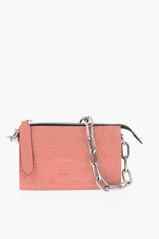 borsa a spalla in Pelle Logata