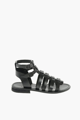 Cuir Sole Leather Slave Sandals