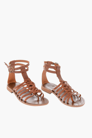 Cuir Sole Leather Thong Sandals