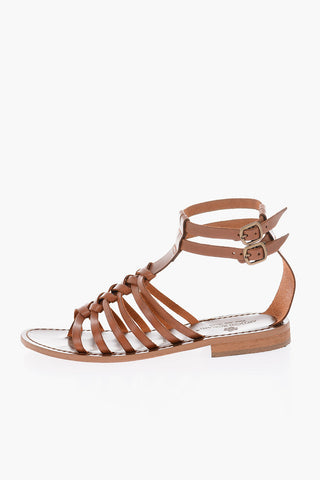 Cuir Sole Leather Thong Sandals