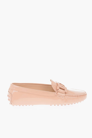 Front Decoration Patent Leather Loafers