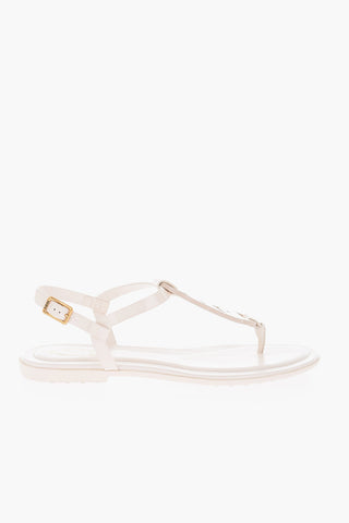Patent Leather Thong Sandals