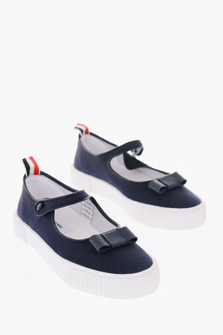 Strap MARY JANE Ballet Flats with Bow