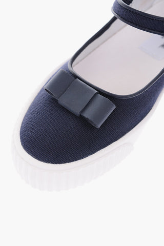 Strap MARY JANE Ballet Flats with Bow