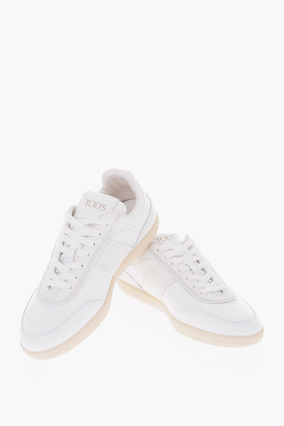 Sneakers Allacciate in Pelle