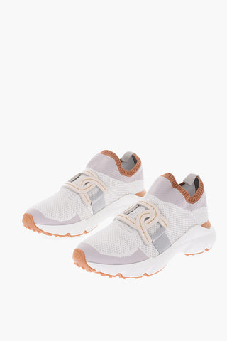 Leather Detail Sock Sneakers
