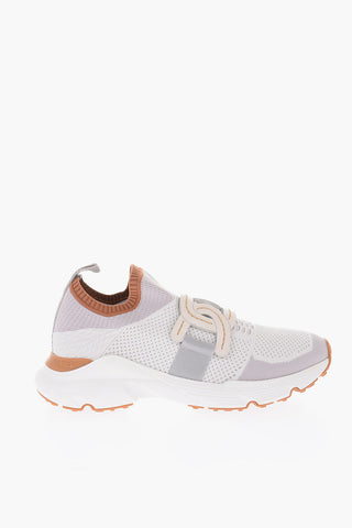Leather Detail Sock Sneakers