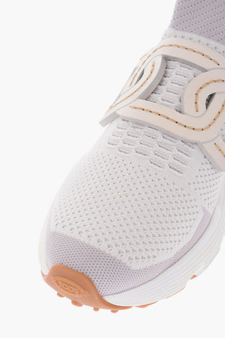 Leather Detail Sock Sneakers