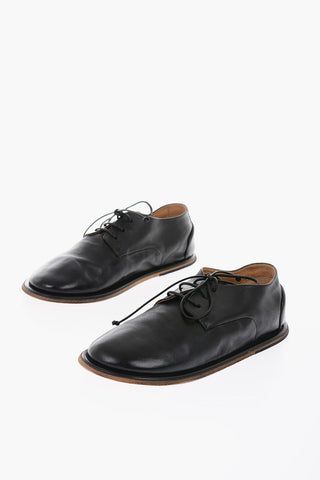 Lace Up Horse Leather Derby Shoes