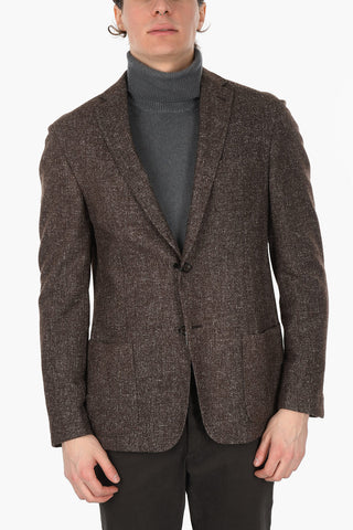 ID Unlined Wool Blend Blazer with Patch Pockets