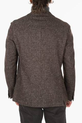 ID Unlined Wool Blend Blazer with Patch Pockets