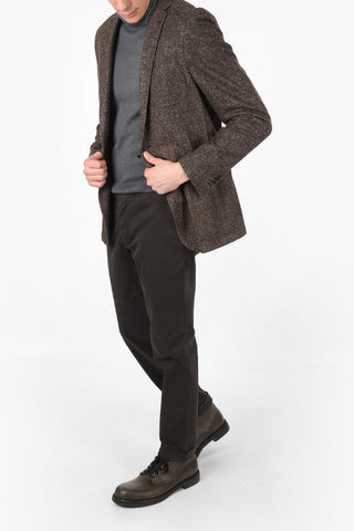 ID Unlined Wool Blend Blazer with Patch Pockets