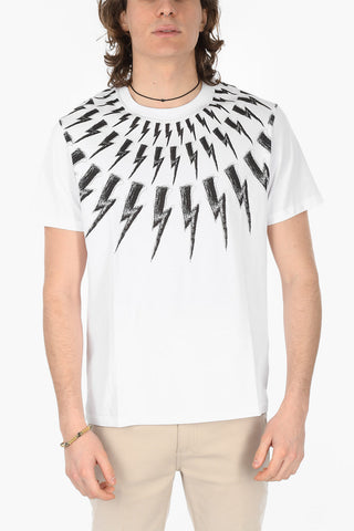 T-Shirt FAIR ISLE THUNDERBOLT in Cotone