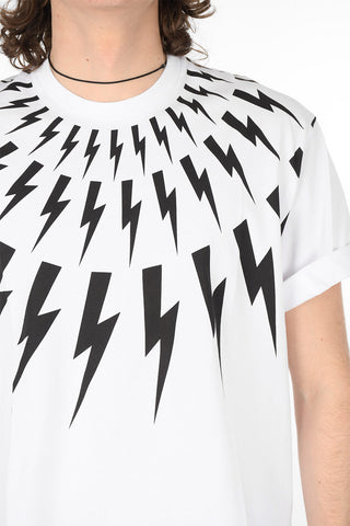 T-Shirt FAIR ISLE THUNDERBOLT in Cotone