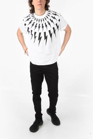 T-Shirt FAIR ISLE THUNDERBOLT in Cotone