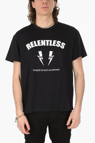T-Shirt Girocollo RELENTLESS in Cotone